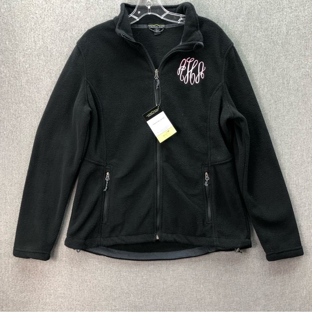Crossland Women’s Fleece Zip Up Jacket Size L